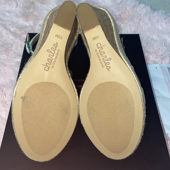 CHARLES DAVID Brooke Mint-MS Microsuede W SZ 10 - Picture 4 of 8